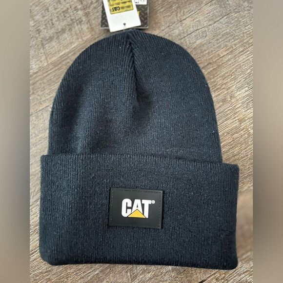 Caterpillar CAT Label Cuff Beanie- Navy - Picture 1 of 2